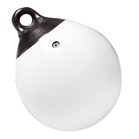 Taylor Made 21 Tuff End Inflatable Vinyl Buoy  White 1152
