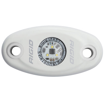 RIGID Industries ASeries White Low Power LED Light  Single  Natural White 480143