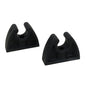 Perko Pole Storage Clips  Black  Pair 0477DP0BLK
