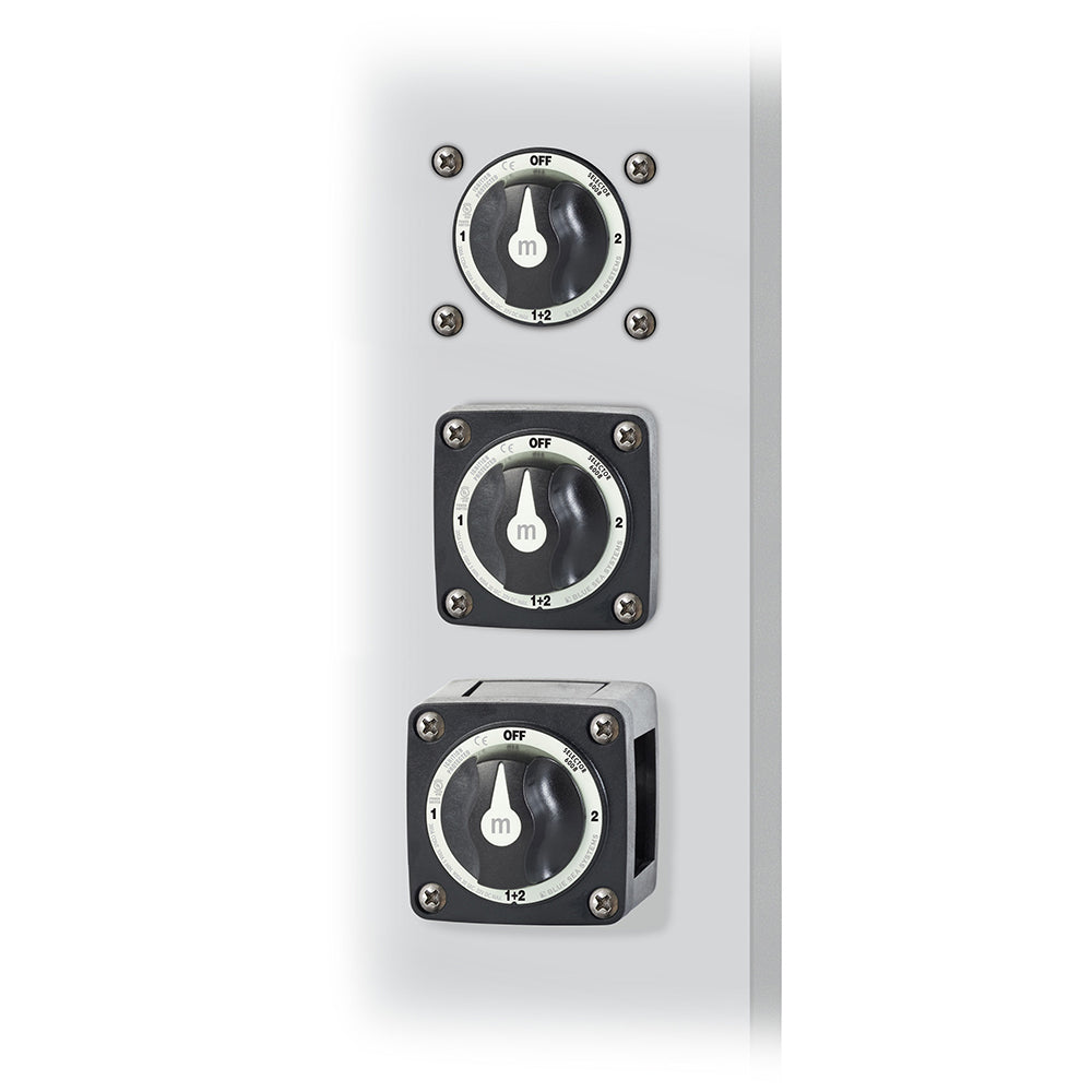 Blue Sea 6008200 mSeries Selector 3 Position Battery Switch  Black 6008200
