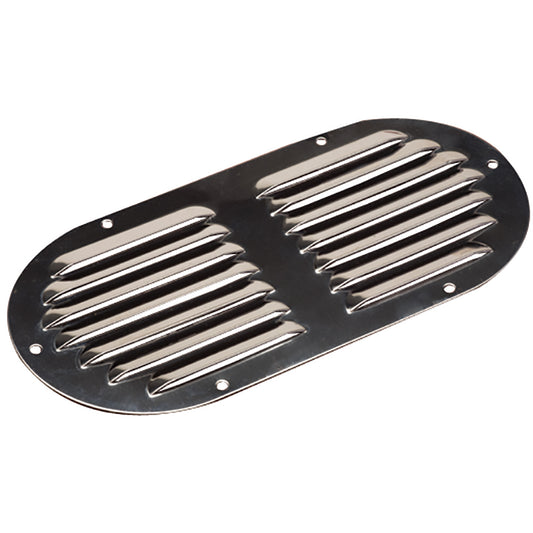 SeaDog Stainless Steel Louvered Vent  Oval  918 x 458 3314051