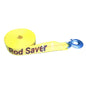 Rod Saver HeavyDuty Winch Strap Replacement  Yellow  2 x 25 WSY25