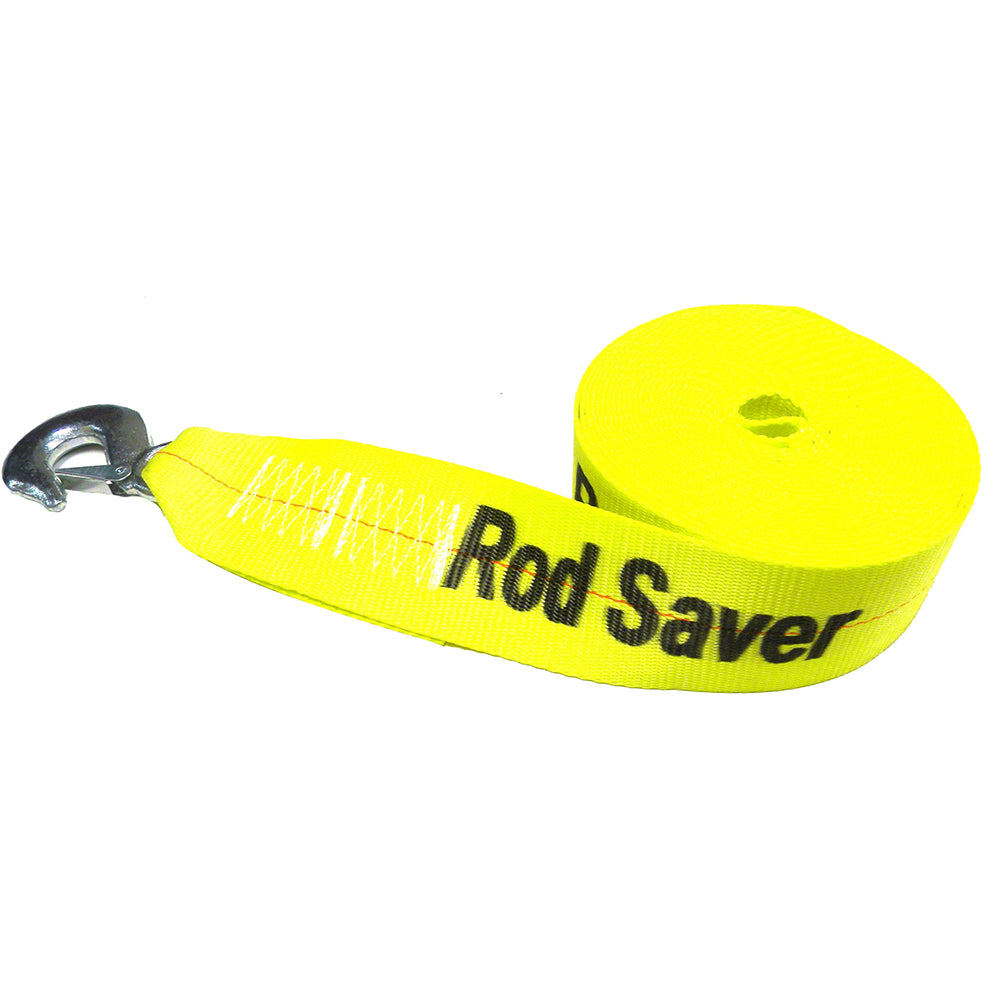 Rod Saver HeavyDuty Winch Strap Replacement  Yellow  3 x 20 WS3Y20