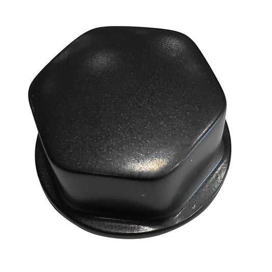 Schmitt Marine Faux Center Nut Black w12  58 M12 Base fCast Steering Wheels CAP030B