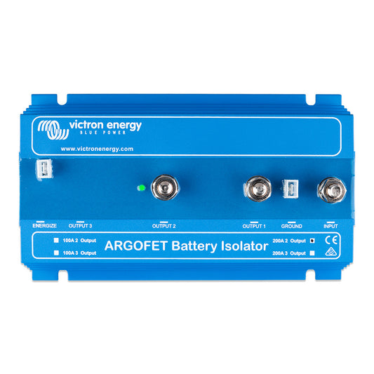 Victron ArgoFET 2002 Battery Isolator  200AMP  1 Alternator 2 Batteries ARG200201020R