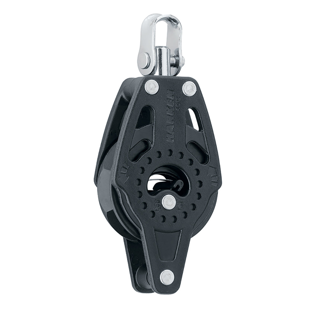 Harken 40mm Carbo Single Ratchet Block wSwivel  Becket 2609