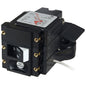 Blue Sea ASeries ELCI Main Circuit Breaker  Double Pole 120V AC 30A  Flat Rocker 3102100