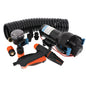Jabsco HotShot HD6 Heavy Duty Washdown Pump w25 HoseCoil  12V  6 GPM  70 PSI P601J219N4A
