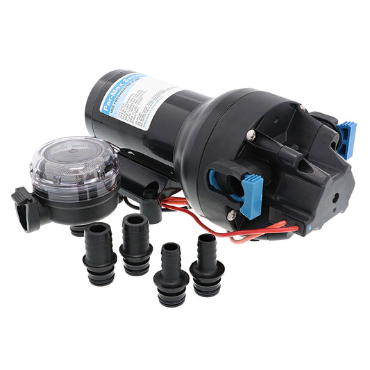 Jabsco ParMax HD5 Heavy Duty Water Pressure Pump  12V  5 GPM  40 PSI P501J115S3A