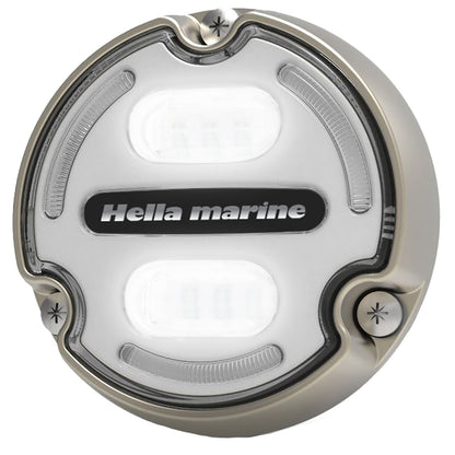 Hella Marine Apelo A2 Blue White Underwater Light  3000 Lumens  Bronze Housing  White Lens wEdge Light 016147101