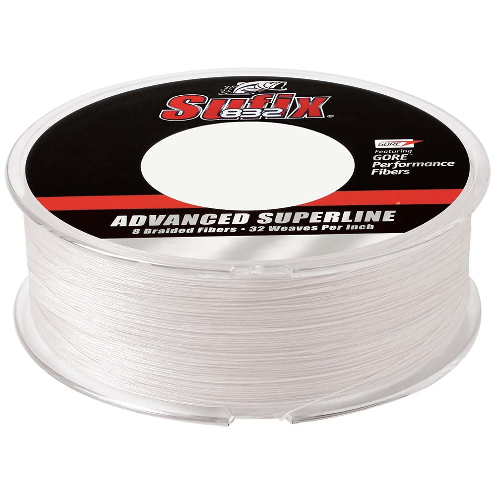 Sufix 832 Advanced Superline Braid  10lb  Ghost  600 yds 660210GH