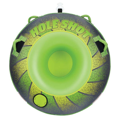 Full Throttle Hole Shot Towable Tube  1 Rider  Green 30200040000121