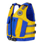 Mustang Youth Reflex Foam Vest  YellowRoyal Blue MV70302200216