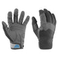 Mustang Traction Closed Finger Gloves  GreyBlue  Medium MA600302269M267