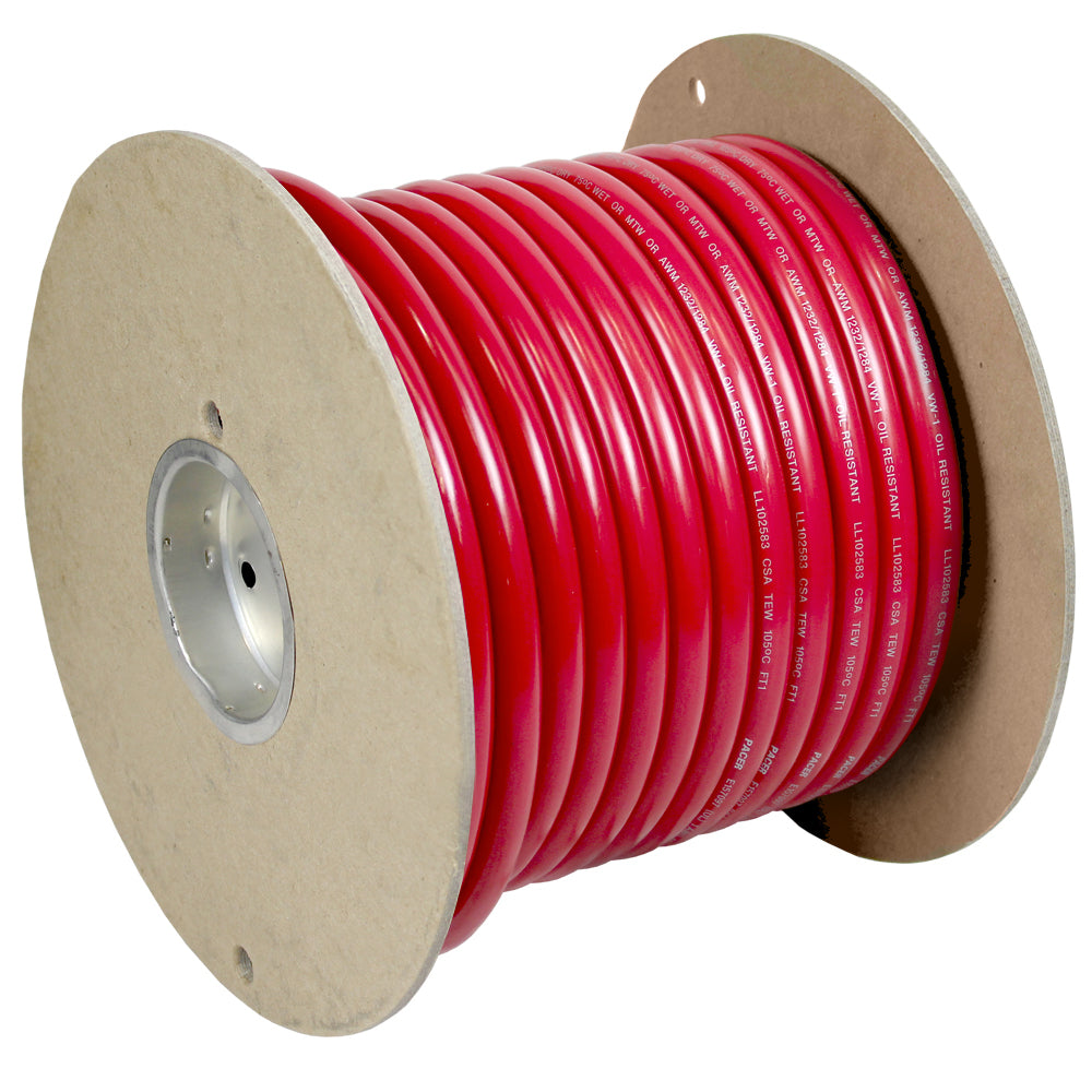 Pacer Red 6 AWG Battery Cable  100 WUL6RD100