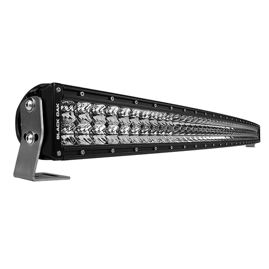 Black Oak Pro Series 30 Curved Double Row 40 LED Light Bar  Combo Optics  Black Housing 40CCD5OS