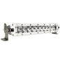 Black Oak Pro Series 30 Single Row 10 LED Light Bar  Combo Optics  White Housing 10CMS5OS