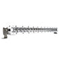 Black Oak Pro Series 30 Single Row 20 LED Light Bar  Combo Optics  White Housing 20CMS5OS