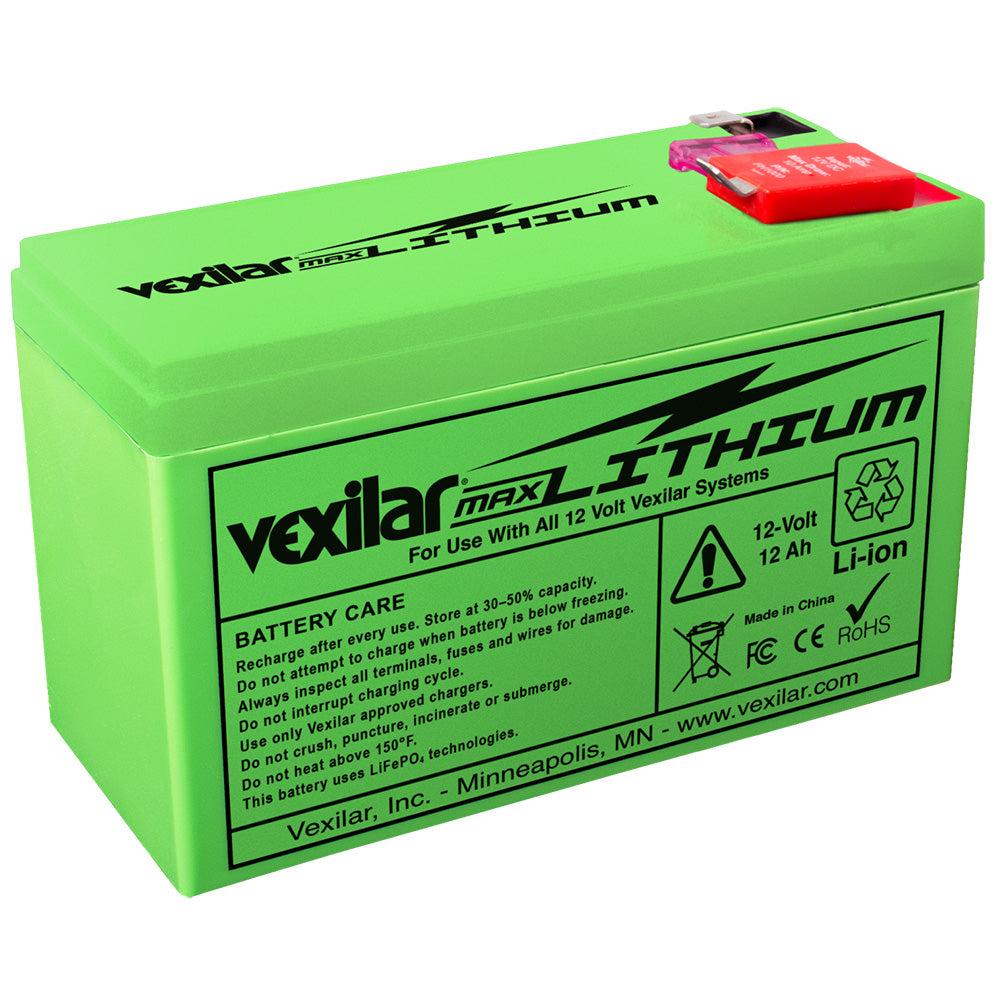 Vexilar 12V  12 AH Max Lithium Battery V200L