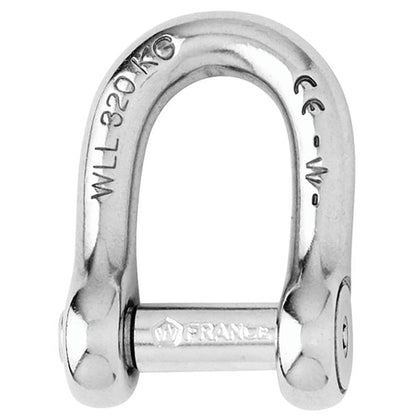 Wichard SelfLocking Allen Head Pin D Shackle  10mm Diameter  1332 01305