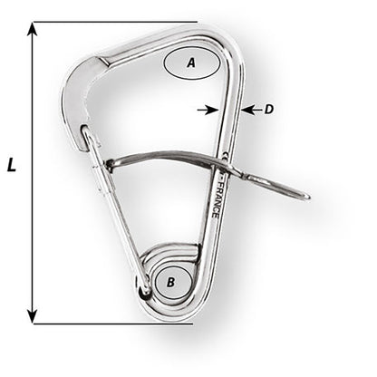 Wichard Automatic Mooring Hook  170mm Length  61116 02329