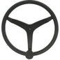 Uflex  V46  135 Stainless Steel Steering Wheel wSpeed Knob  Black V46B
