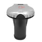 Attwood Deck Fill fCarbon Canister System  Straight Body  Scalloped Stainless Steel Cap 99DFCCSS1S
