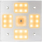 SeaDog Square LED Mirror Light wOnOff Dimmer  White  Blue 4018403