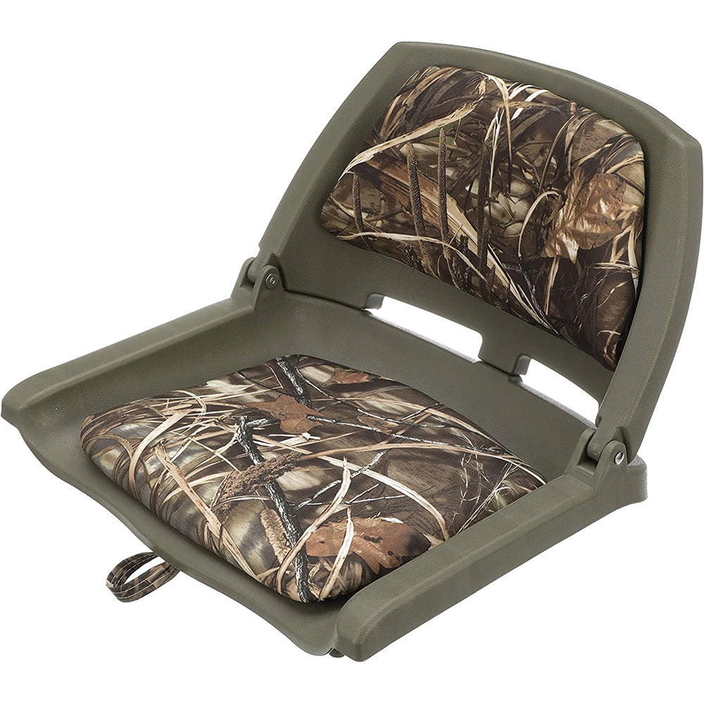 Attwood SwivlEze Padded Flip Seat  Camo 98391GNMX