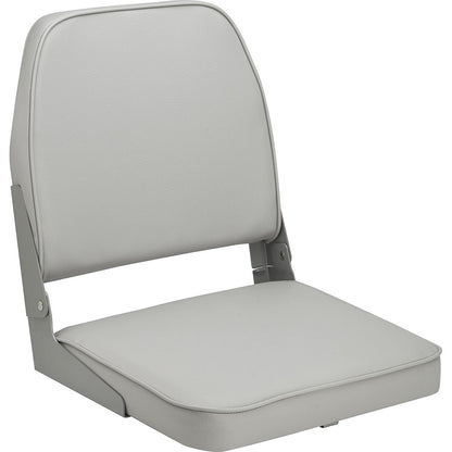 Attwood SwivlEze Low Back Padded Flip Seat  Grey 98395GY