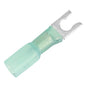 Pacer 1614 AWG Heat Shrink Spade Terminal  10 Stud Size  25 Pack TE1410SLF25