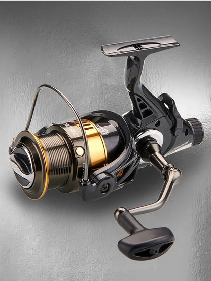 Warrior RA Series Dual Drag Spinning Reel Front & Rear Brake System Bait Clicker Alarm