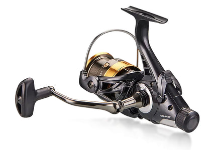 Warrior RA Series Dual Drag Spinning Reel Front & Rear Brake System Bait Clicker Alarm