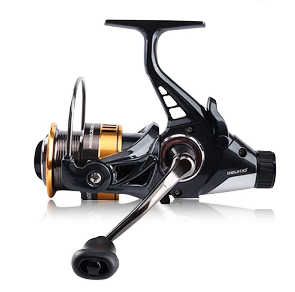 Warrior RA Series Dual Drag Spinning Reel Front & Rear Brake System Bait Clicker Alarm