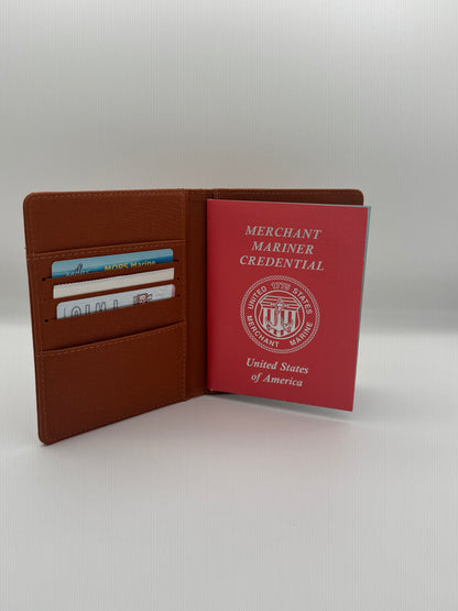 New USCG Credential Holder With Captain’s License Logo