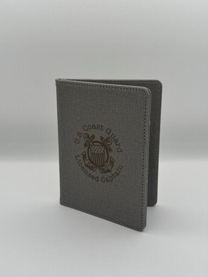 New USCG Credential Holder With Captain’s License Logo