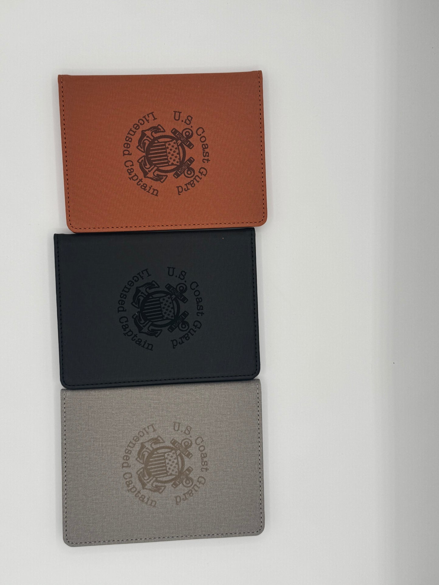 New USCG Credential Holder With Captain’s License Logo