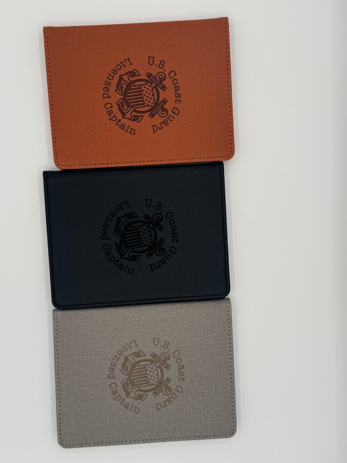 New USCG Credential Holder With Captain’s License Logo