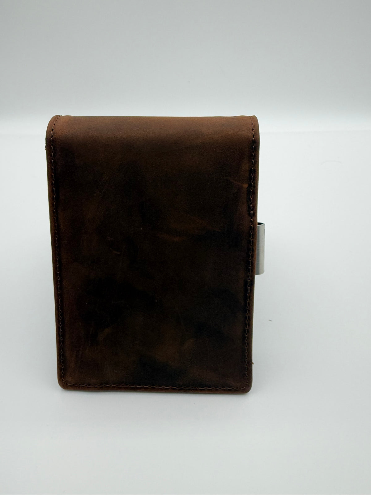 Leather RFID Pocket Wallet with Money Clip (10 Card Capacity)